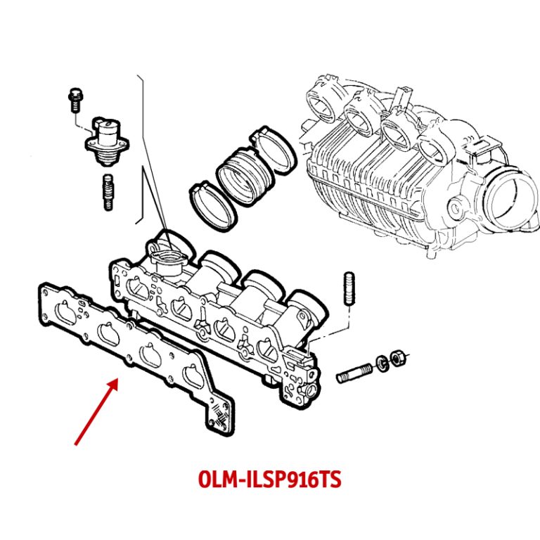 Inlaatspruitstuk Pakking 916 TS 16V Officina La Mosca