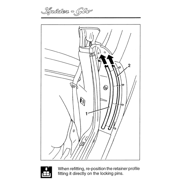 Alfa Romeo 916 B stijl rubber en profiel instructie